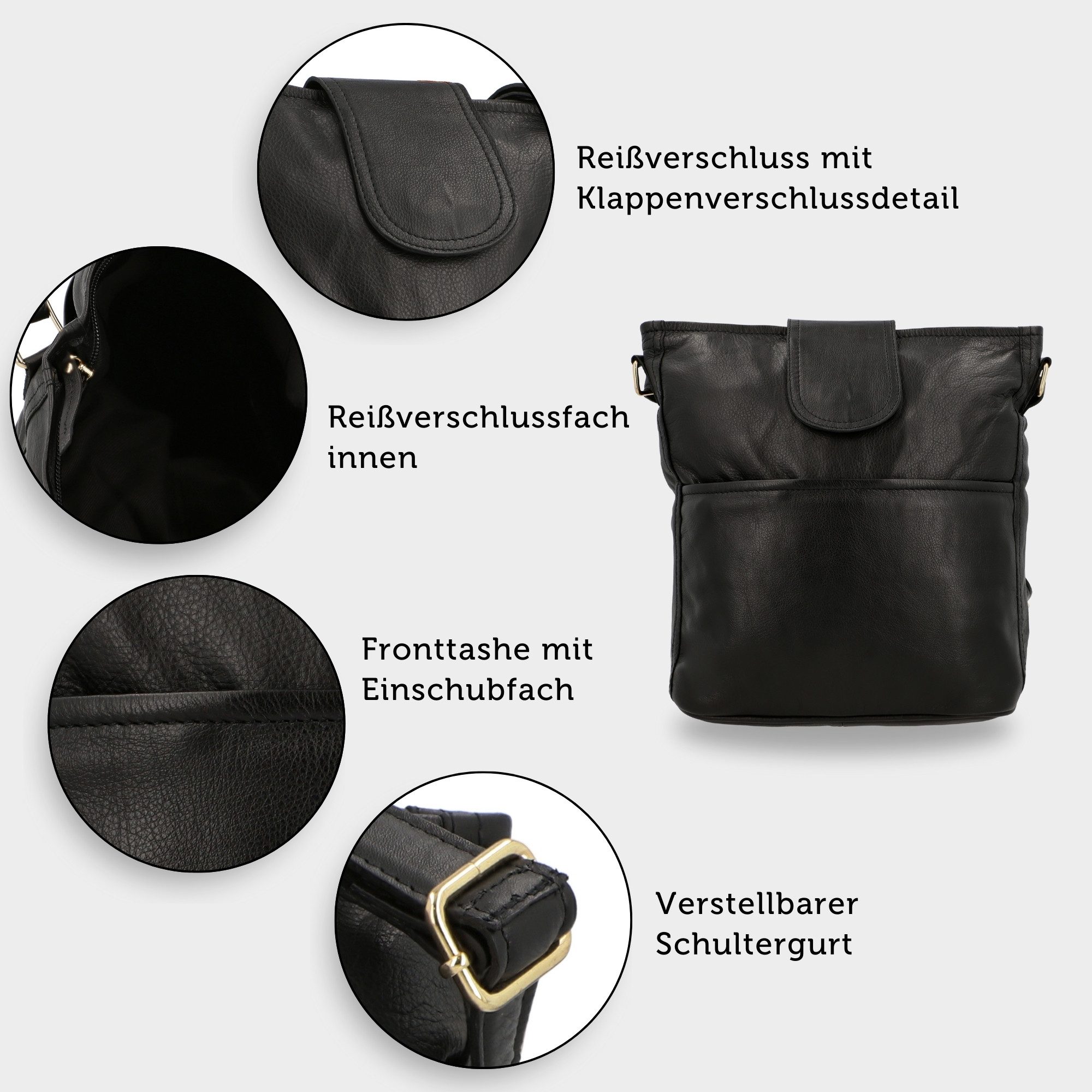 Gusti Leder Umhängetasche Gusti Leder Umhängetasche Jacqueline (1-tlg)