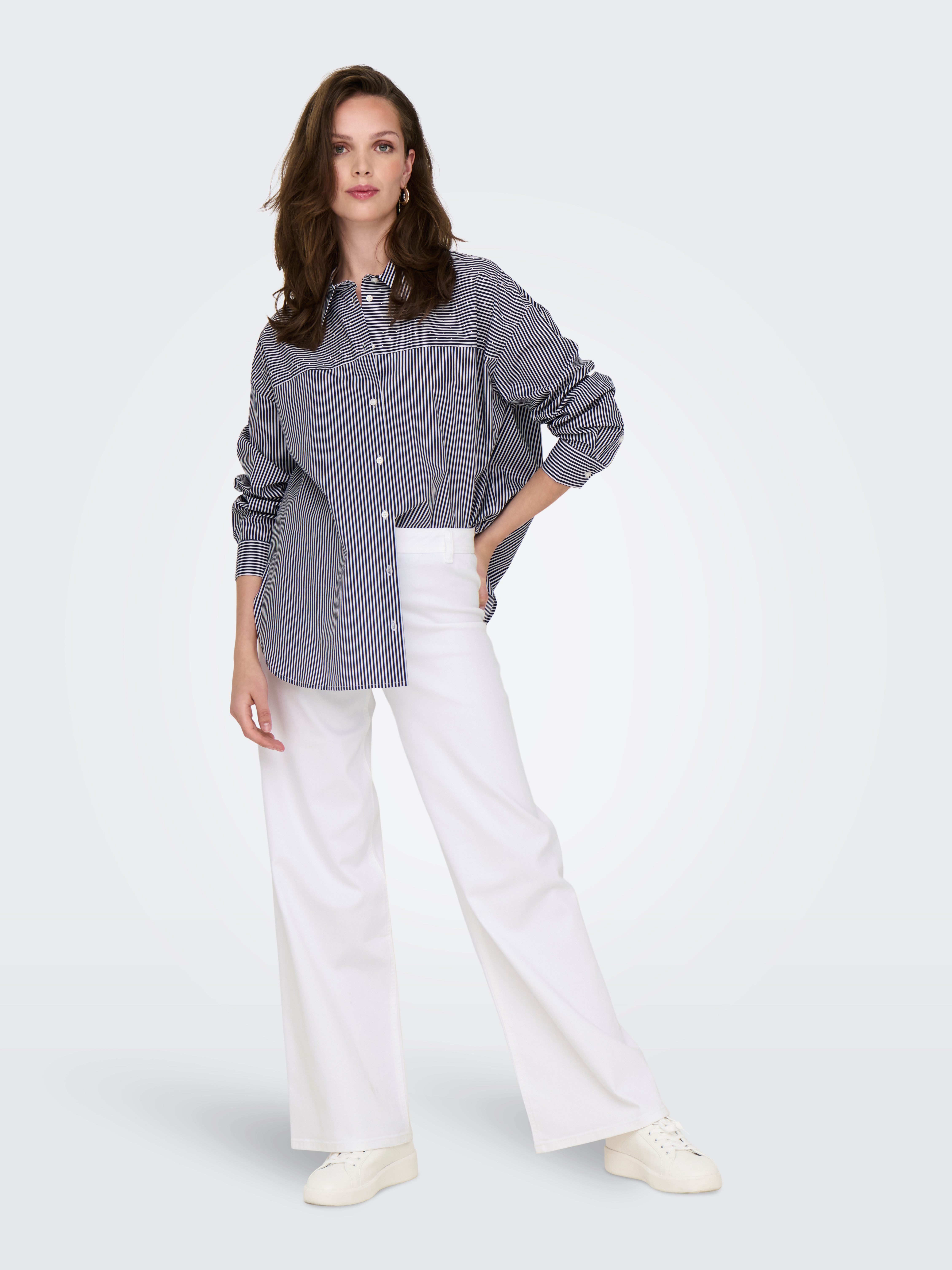 JDY Stretch-Hose JDYIRIS STRETCH HW WIDE PANT PNT