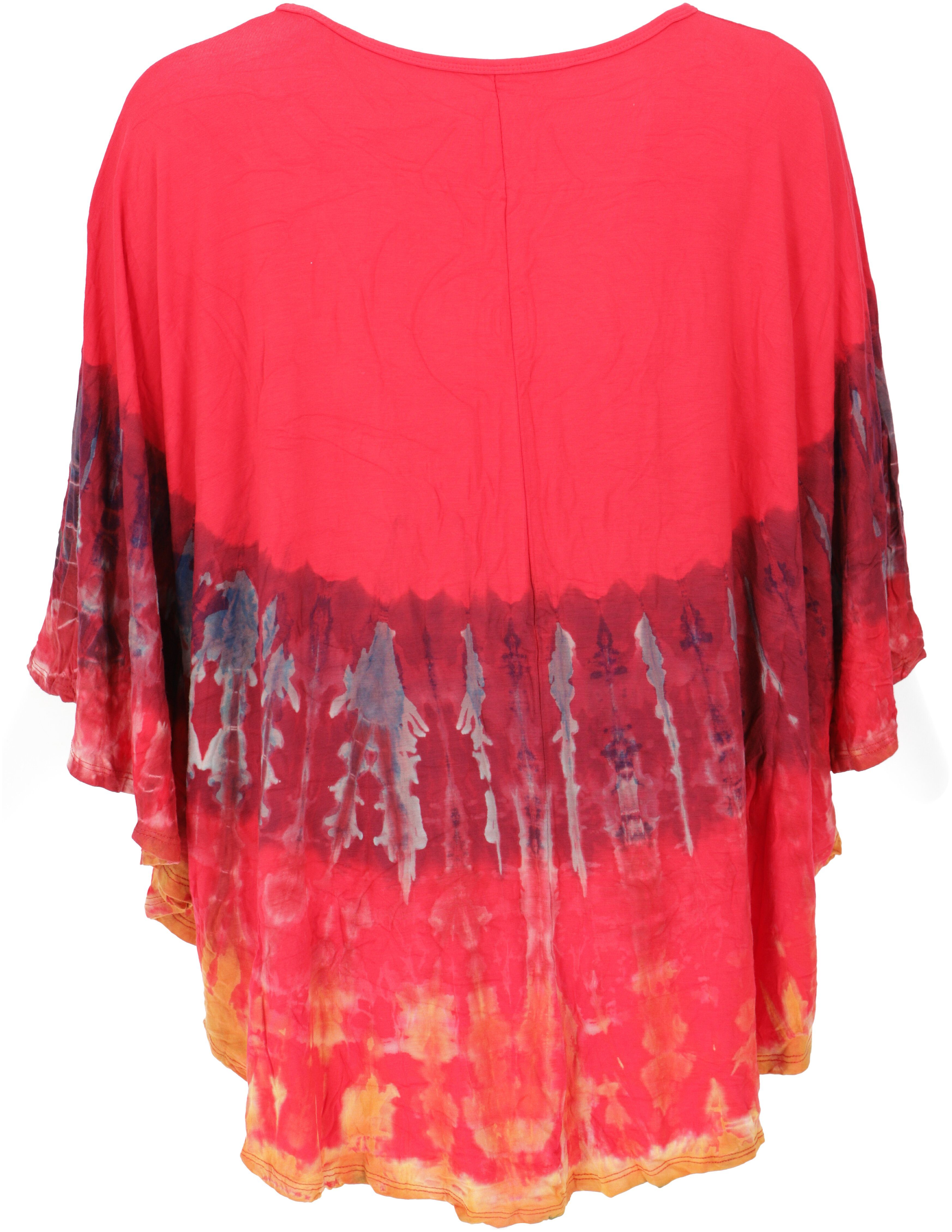 Guru-Shop Longbluse Batik Poncho, Tunika, Boho günstig online kaufen