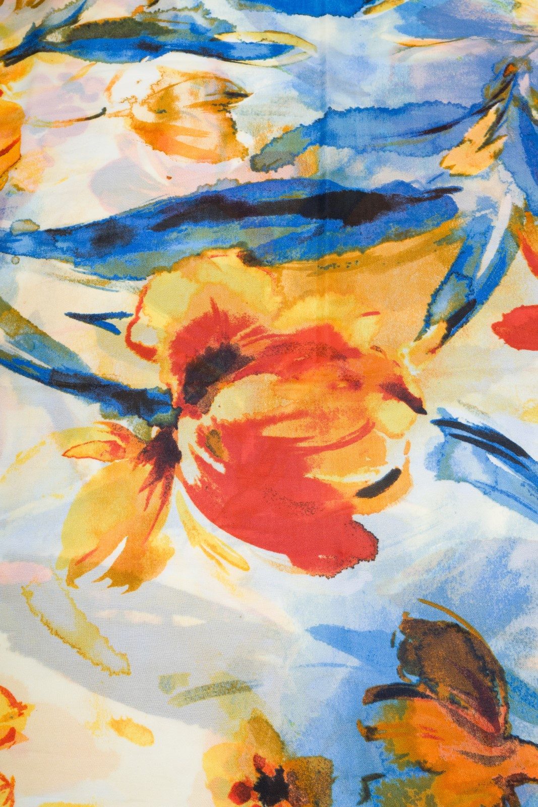 styleBREAKER Modeschal Schal mit Aquarell Blumen günstig online kaufen