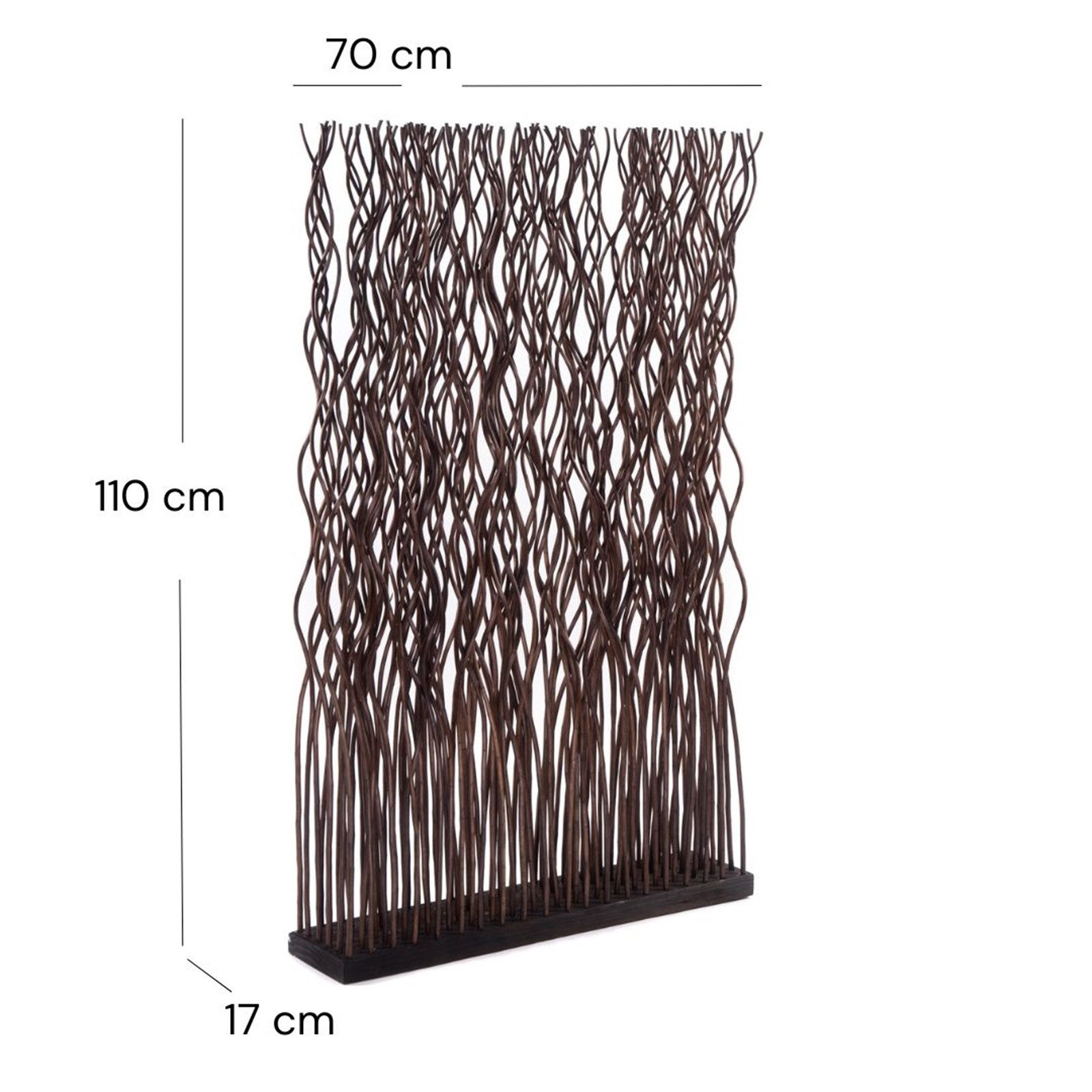 CREEDWOOD Paravent RAUMTEILER "KINKI", Weidenholz, 110x70 cm, Zweige Parave günstig online kaufen