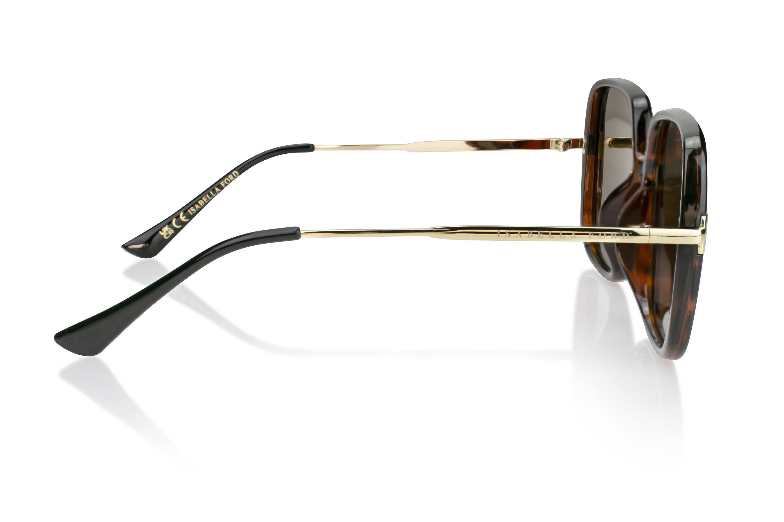 ISABELLA FORD Sonnenbrille FA03-02 Glass 0.74MM Polarized Lens UV400, CAT3.0