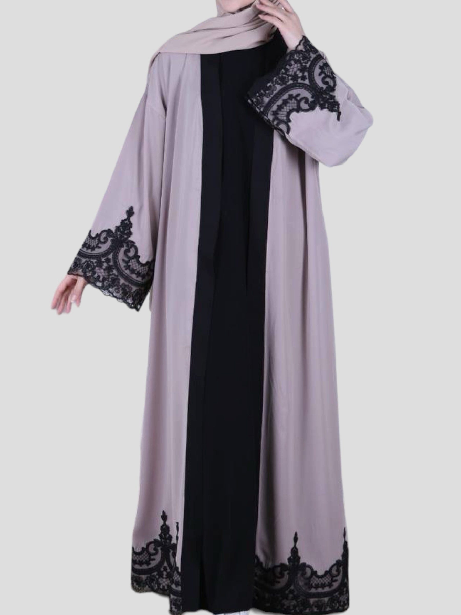 Aymasal Maxikleid Kimono Almas Abaya Kaftan günstig online kaufen