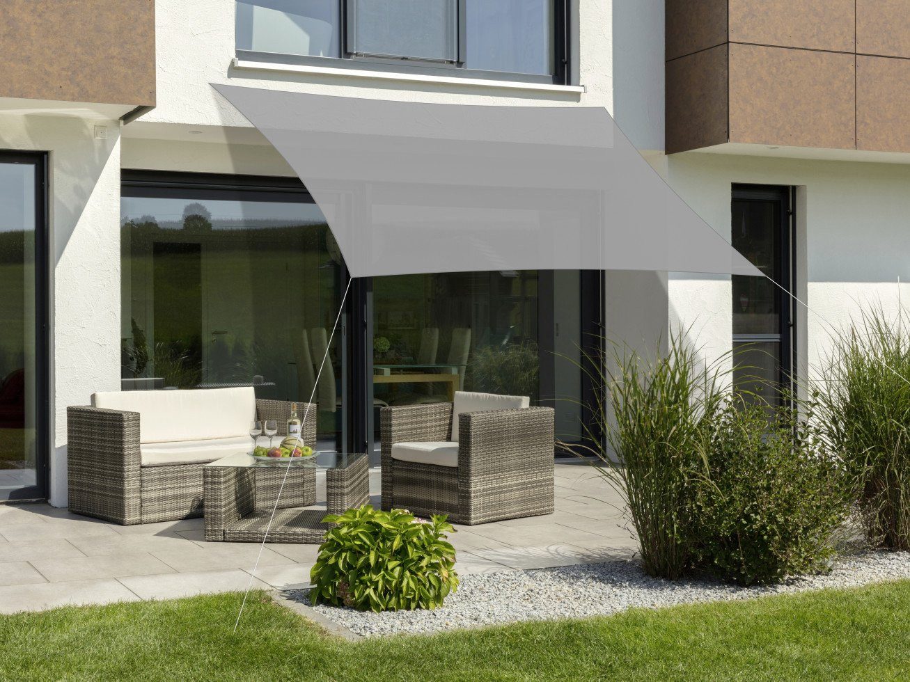Schneider Schirme Sonnensegel Schneider Sonnensegel Teneriffa silbergrau 360 x