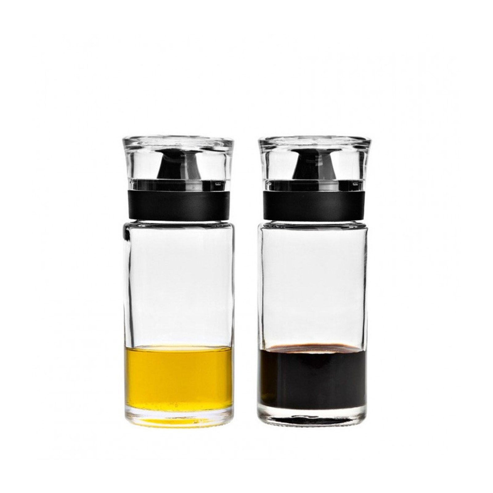 Ölspender 500ml Glas mit Skala Auto Flip Essig Ölflasche Tropffrei, Essig-  & Ölspender, Küchenhelfer, Kochen & Küche