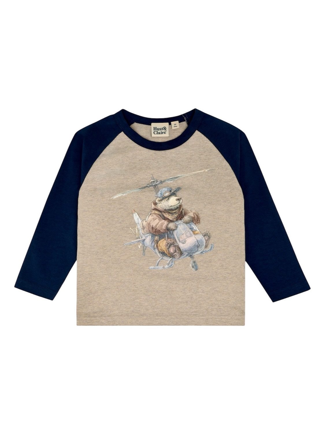 Hust & Claire Langarmshirt HCAnton Helicopter (1-tlg) Jungen Langarmshirt HCAnton Helicopter in Blues