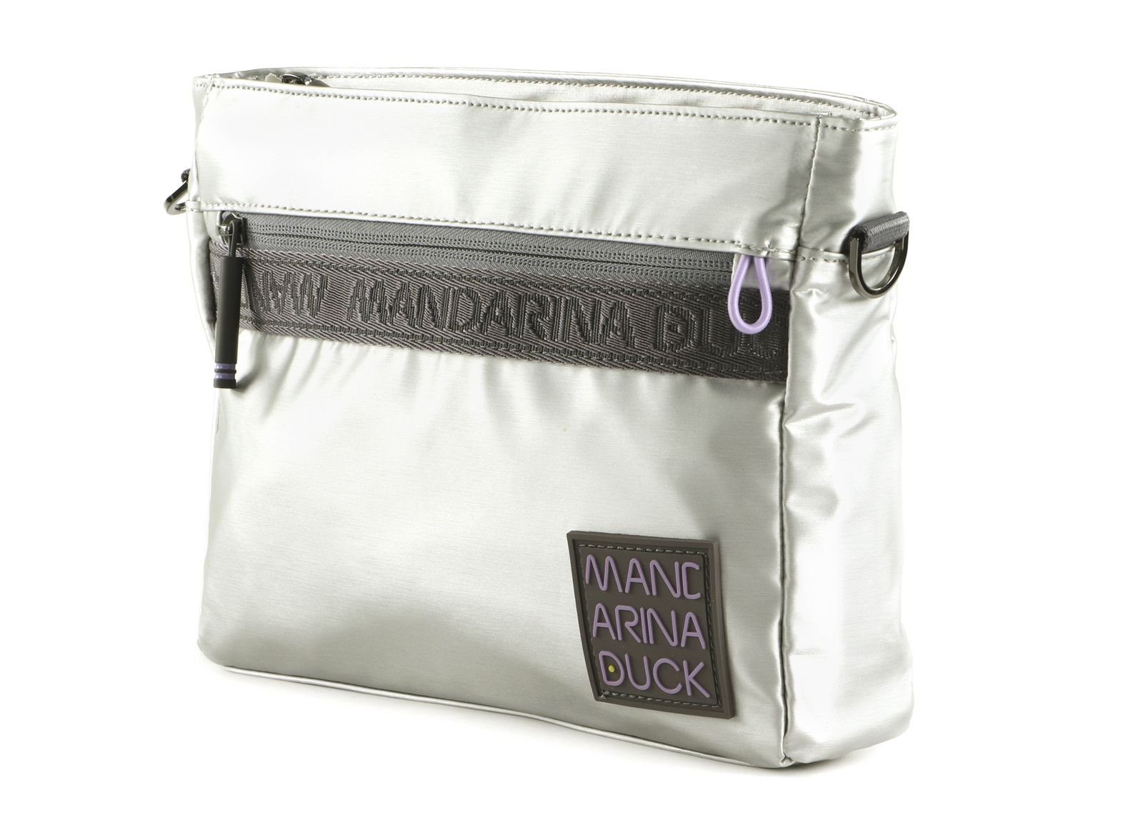 Mandarina Duck Umhängetasche Warrior Silver Metal