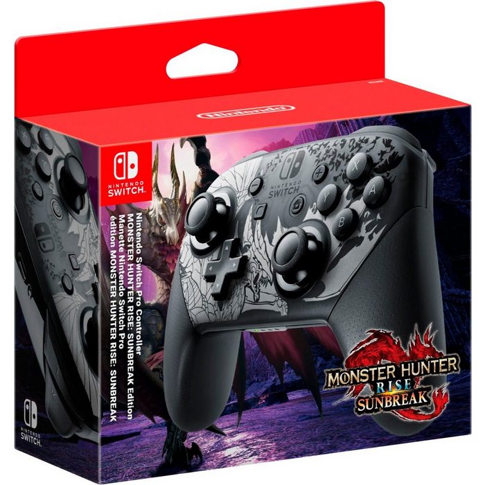 Nintendo Switch Pro Controller Monster Hunter Rise Sunbreak Edition Controller (1 St)