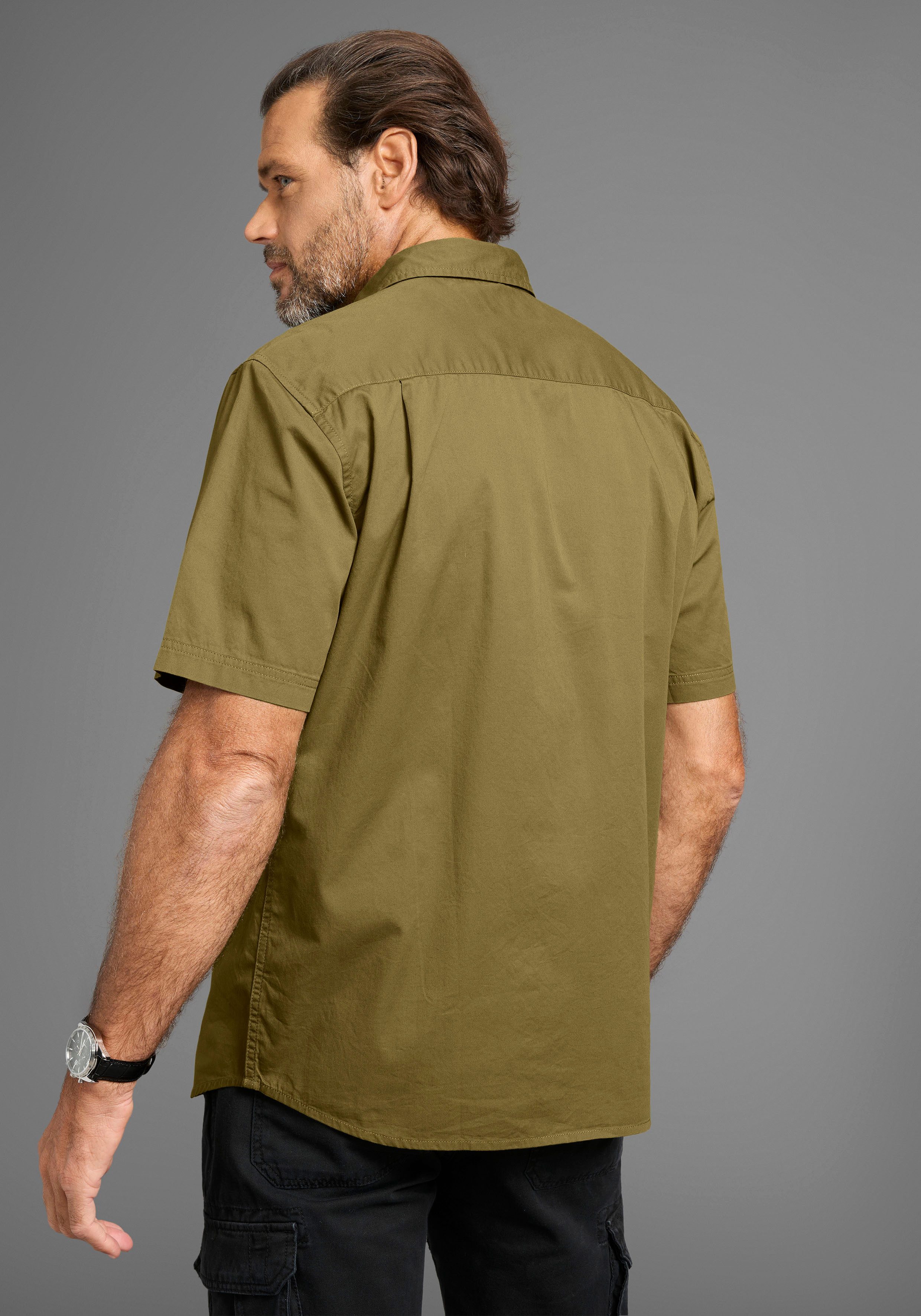 Man's World Kurzarmhemd Kurzarmhemd in lässiger günstig online kaufen