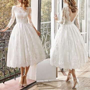 AFAZ New Trading UG Abendkleid Damen Hochzeitskleid Spitzenkleid Bankettkleid