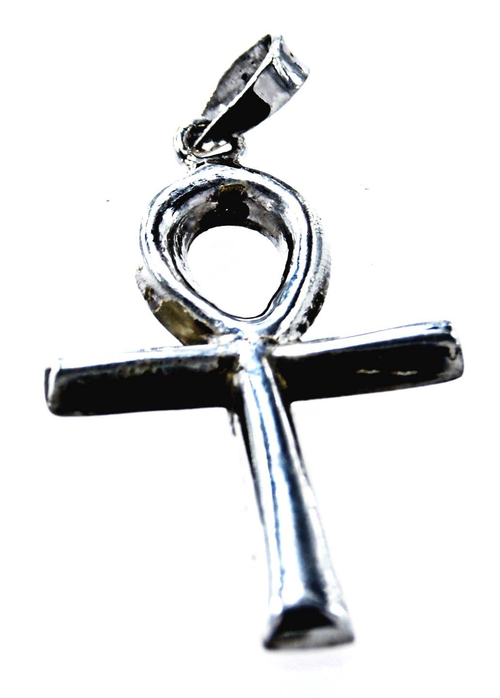 Kettenanhänger of Anch Kiss Ankh Ägyptisches Kreuz Silber 925 Ägypten Leather Koptisch