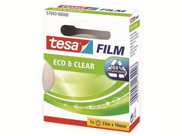 tesa Klebeband TESA film® eco&clear, 1 Rolle, 33m:19mm