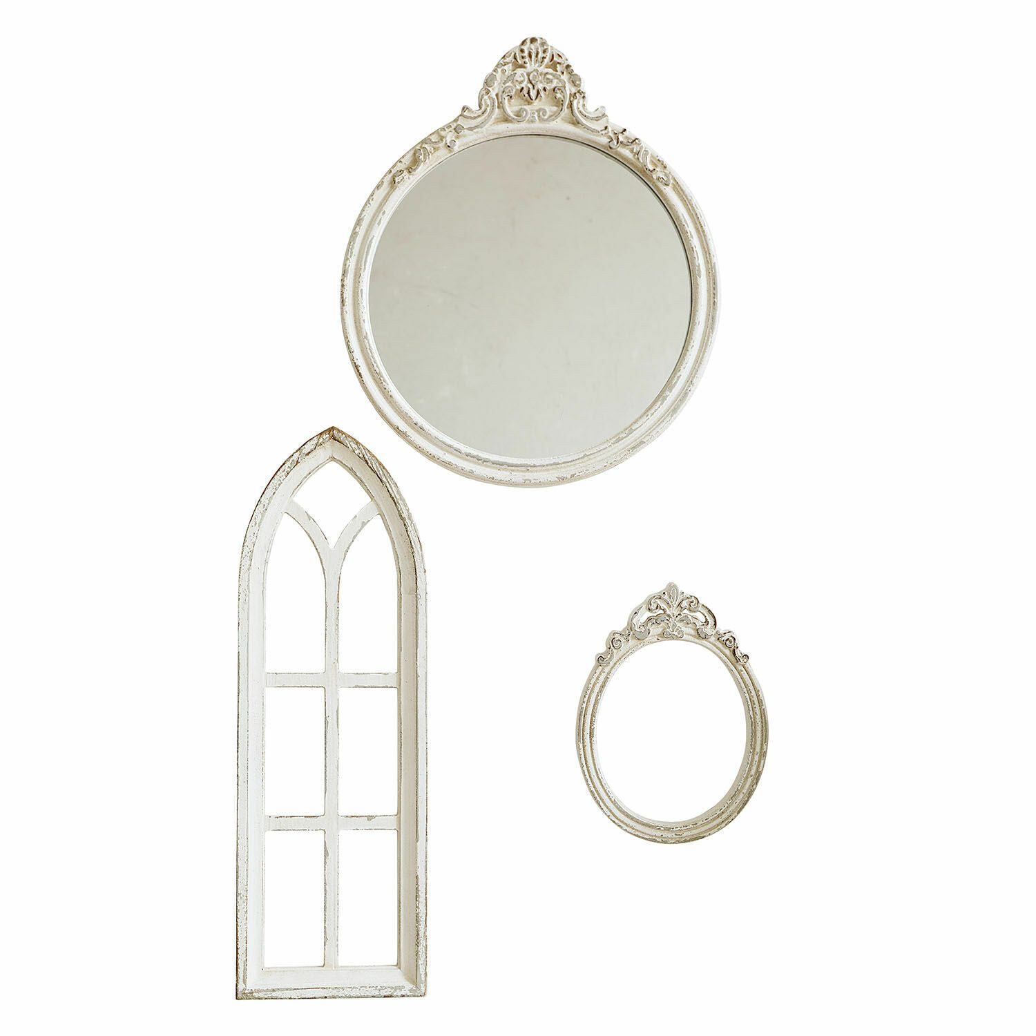 Mirabeau Spiegel Spiegel mit Deko-Fenstern im 3er Set Morilev