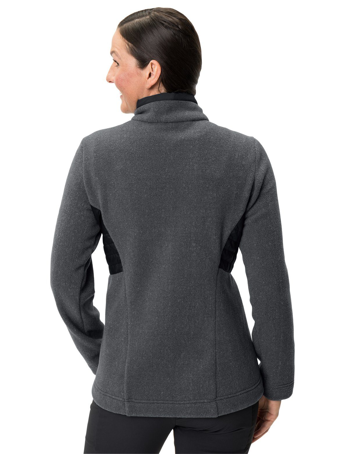 Klimaneutral Outdoorjacke phantom Women's Fleece Jacket black (1-St) VAUDE Idris kompensiert