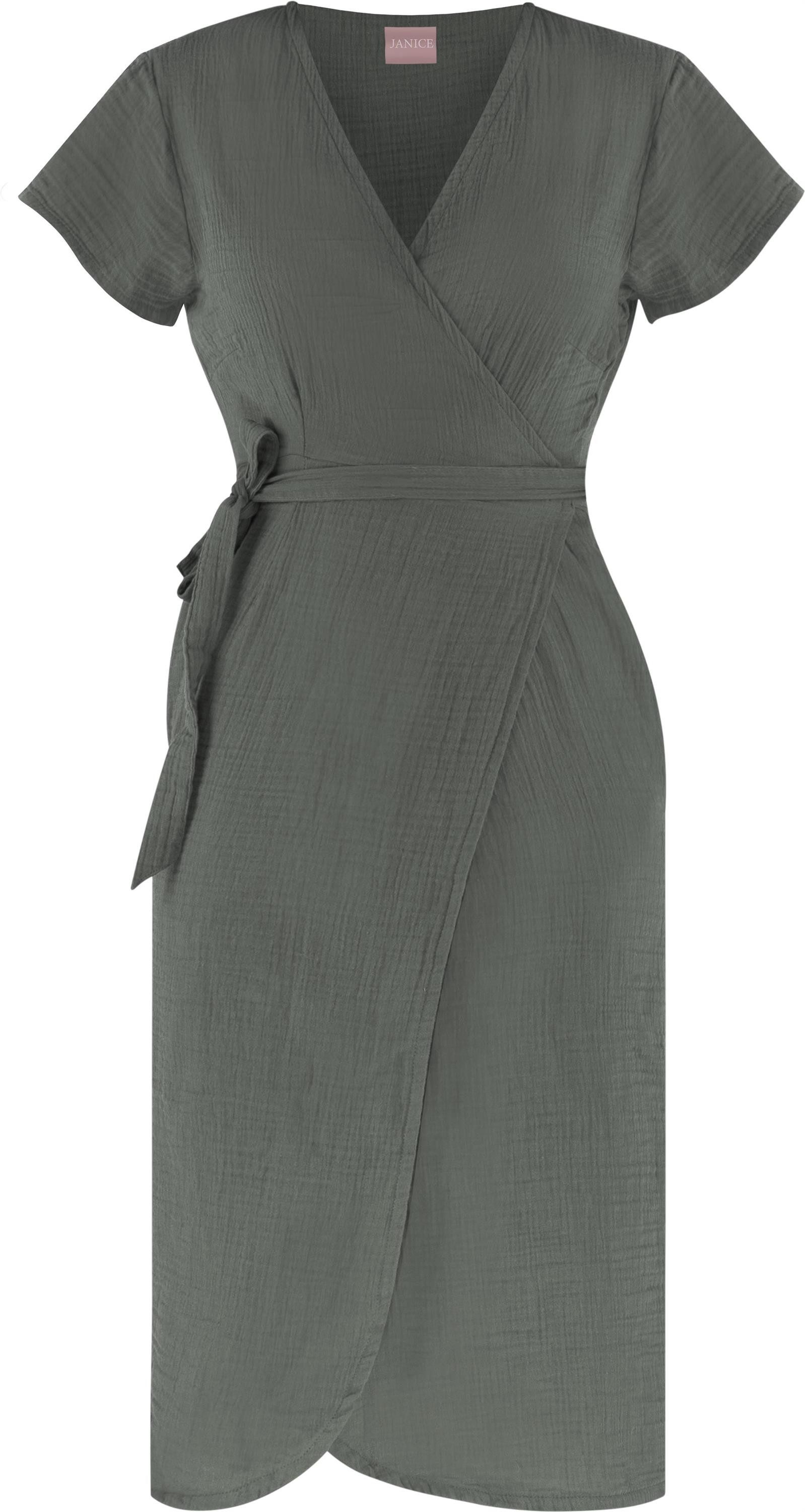 Janice Midikleid Musselin Kleid Chadies Sommerkleid günstig online kaufen