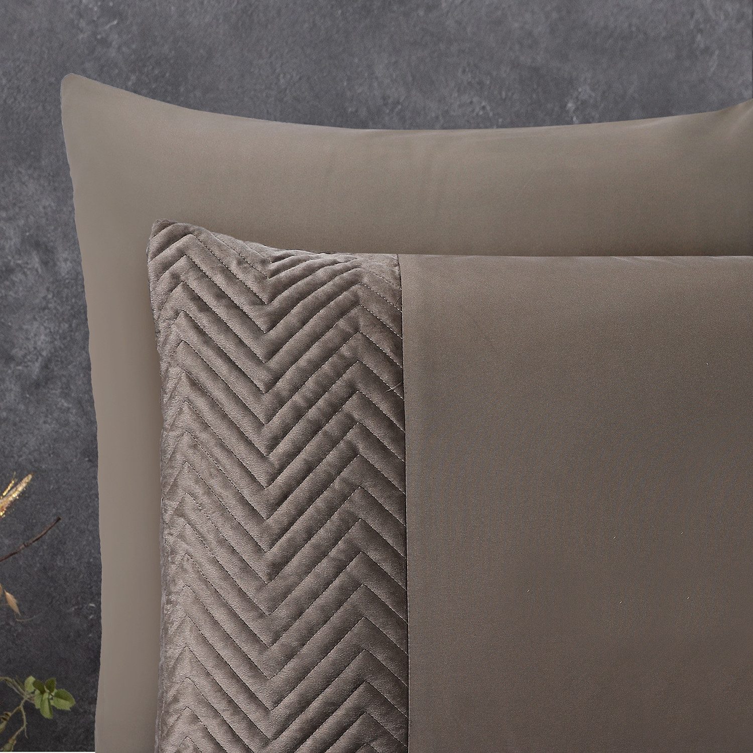 Sitheim-Europe Bettwäsche Bettwäsche Velvet Crossline, Samt, günstig online kaufen