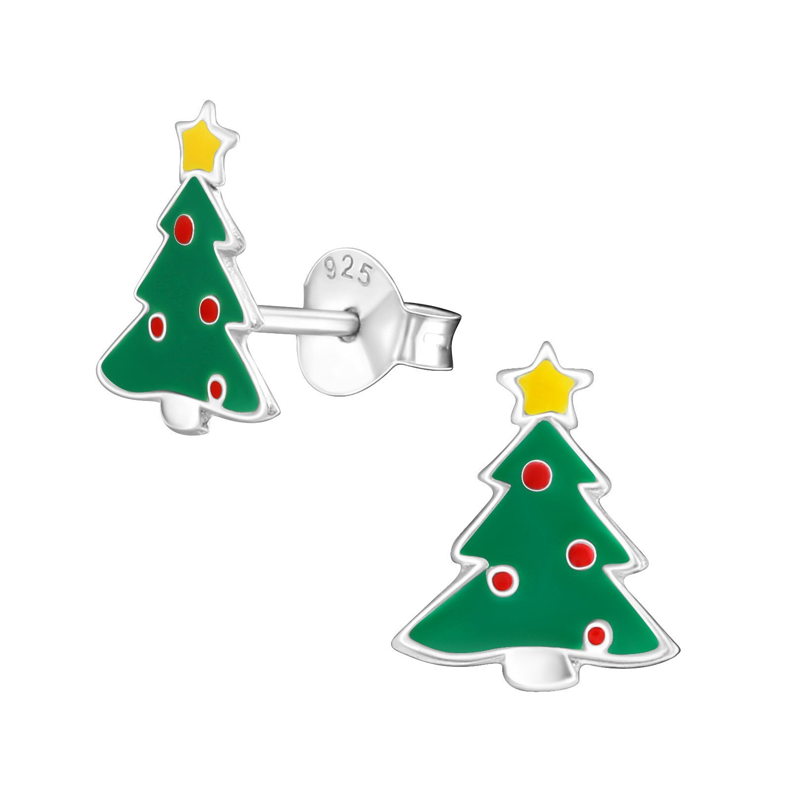 Monkimau Paar Ohrstecker »Weihnachtsbaum Ohrringe 925 Silber Ohrstecker«  (Packung, 2 x Ohrstecker (1 Paar) online kaufen | OTTO