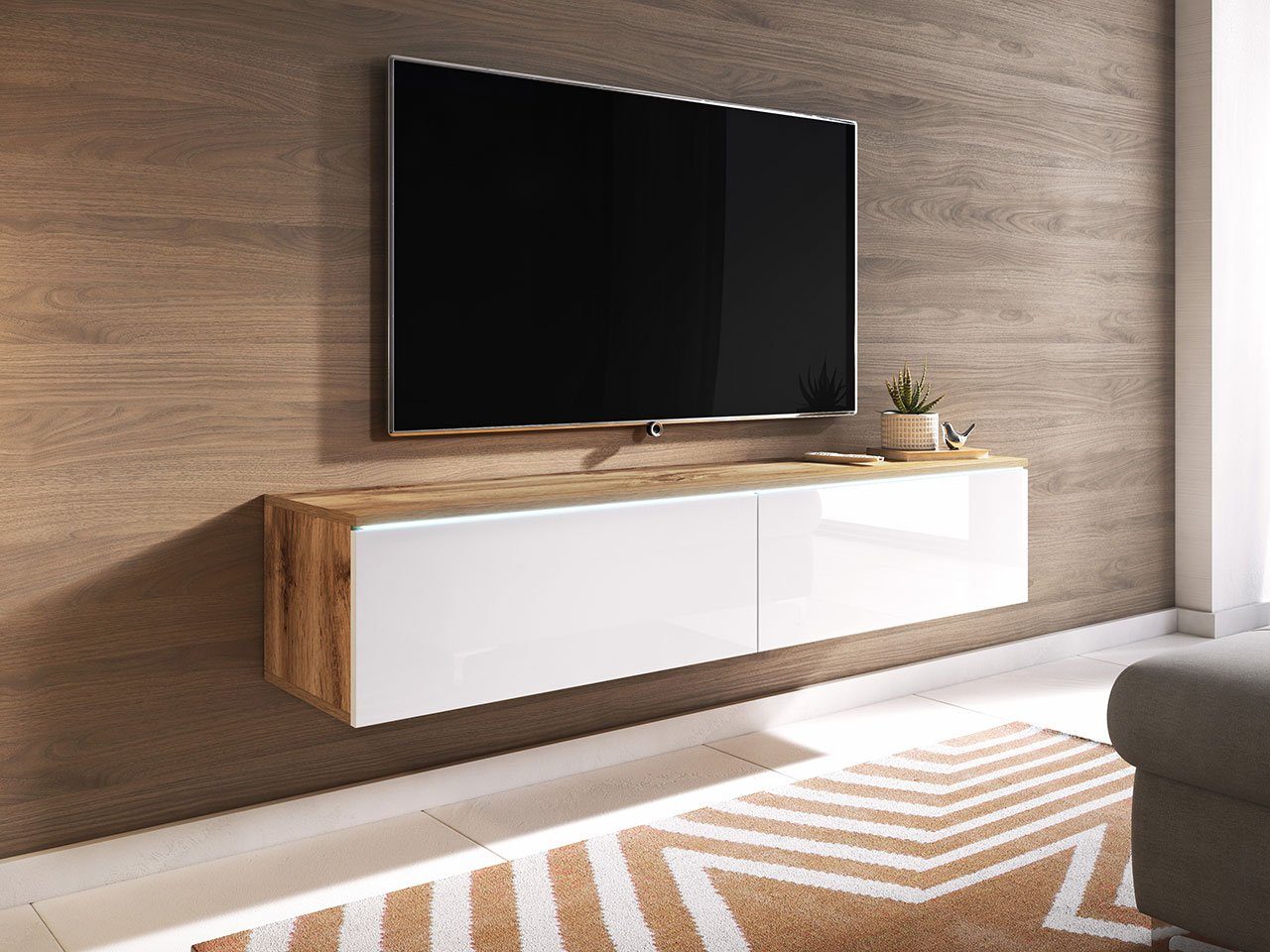 MIRJAN24 TV-Schrank D140 (mit zwei Klappen) günstig online kaufen