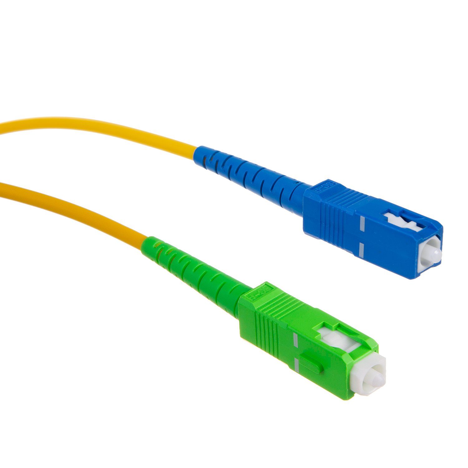 Maclean MCTV-401/MCTV-402/MCTV-403/MCTV-404/MCTV-405 Glasfaserkabel, (100 cm), SC/APC-SC/UPC Singlemode-Glasfaserkabel