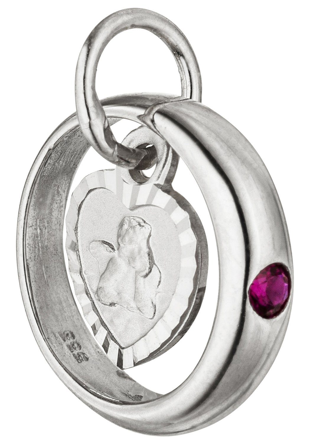 JOBO Engelanhänger Anhänger Taufring S...