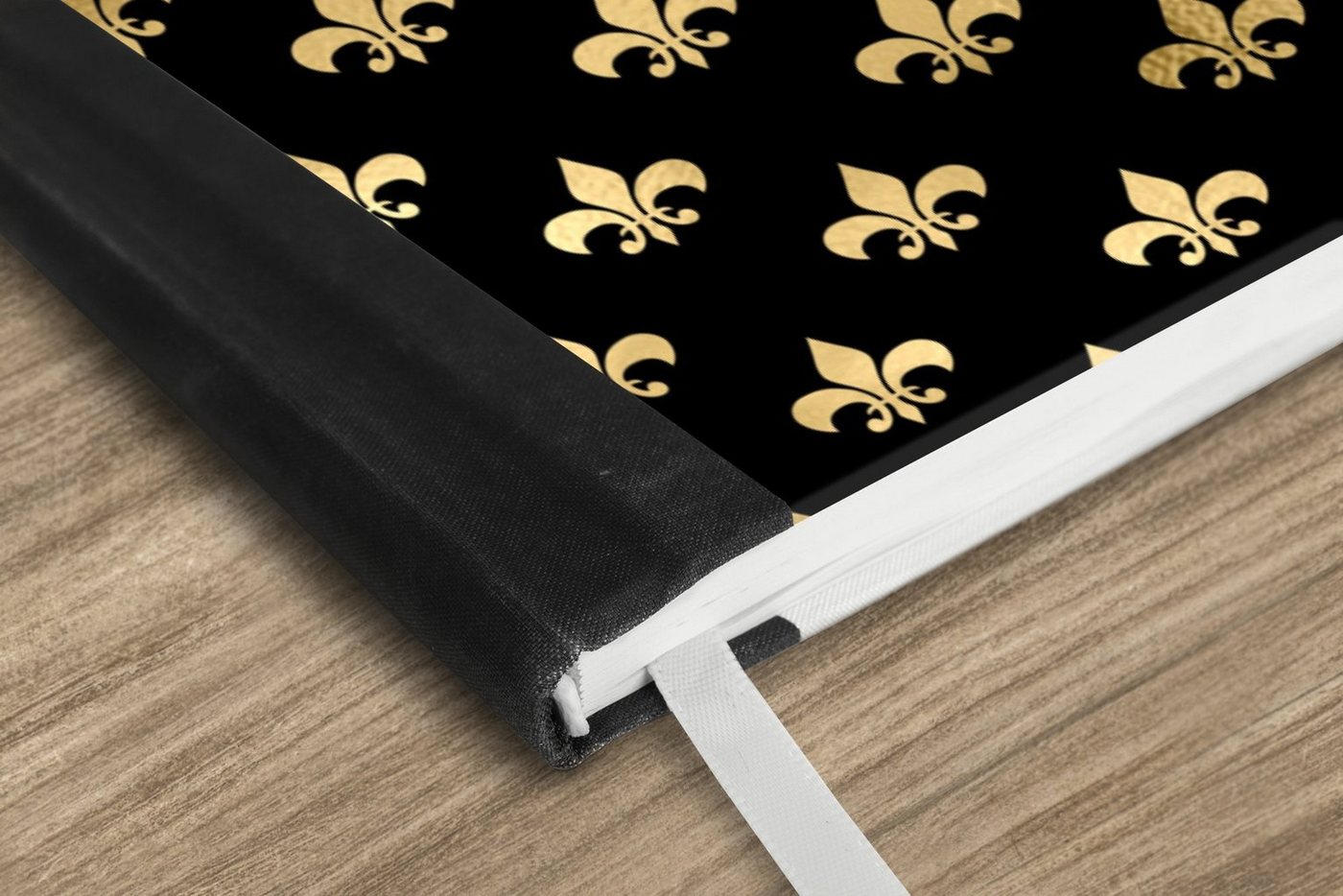 Thumbnail - MuchoWow Notizbuch Muster - Königlich - Gold, Notebook, Notizblock a5, Tagebuch, Journal Liniert