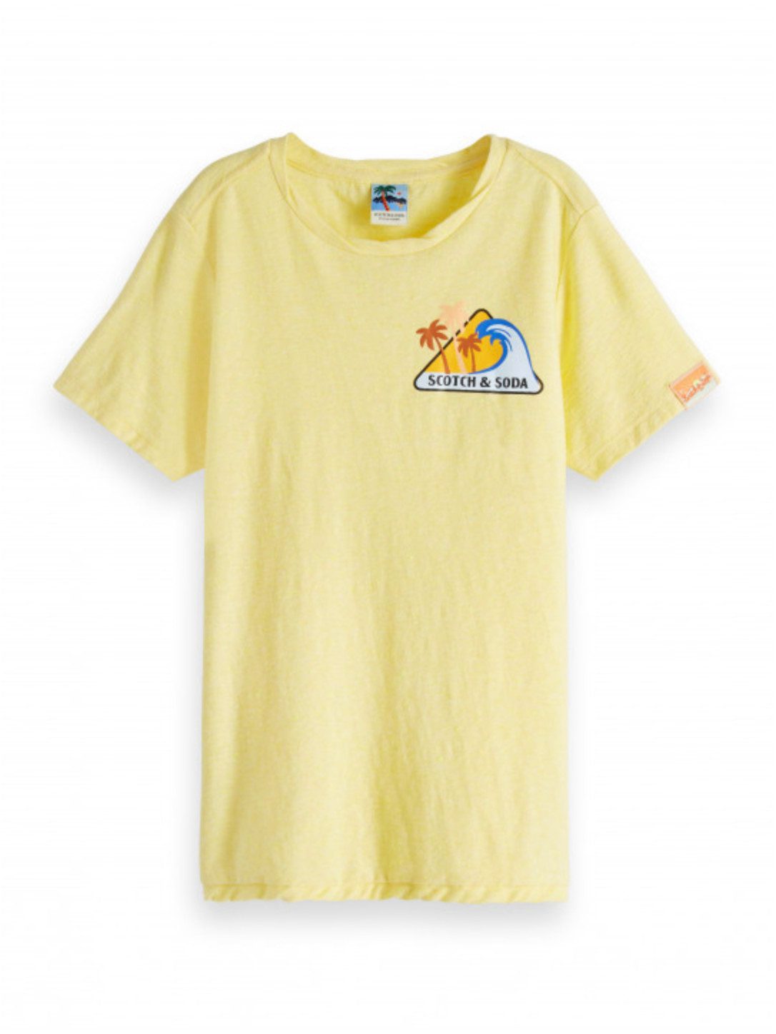 Scotch & Soda T-Shirt Scotch & Soda Jungen T-Shirt mit Baumwollmix und Logo-Print