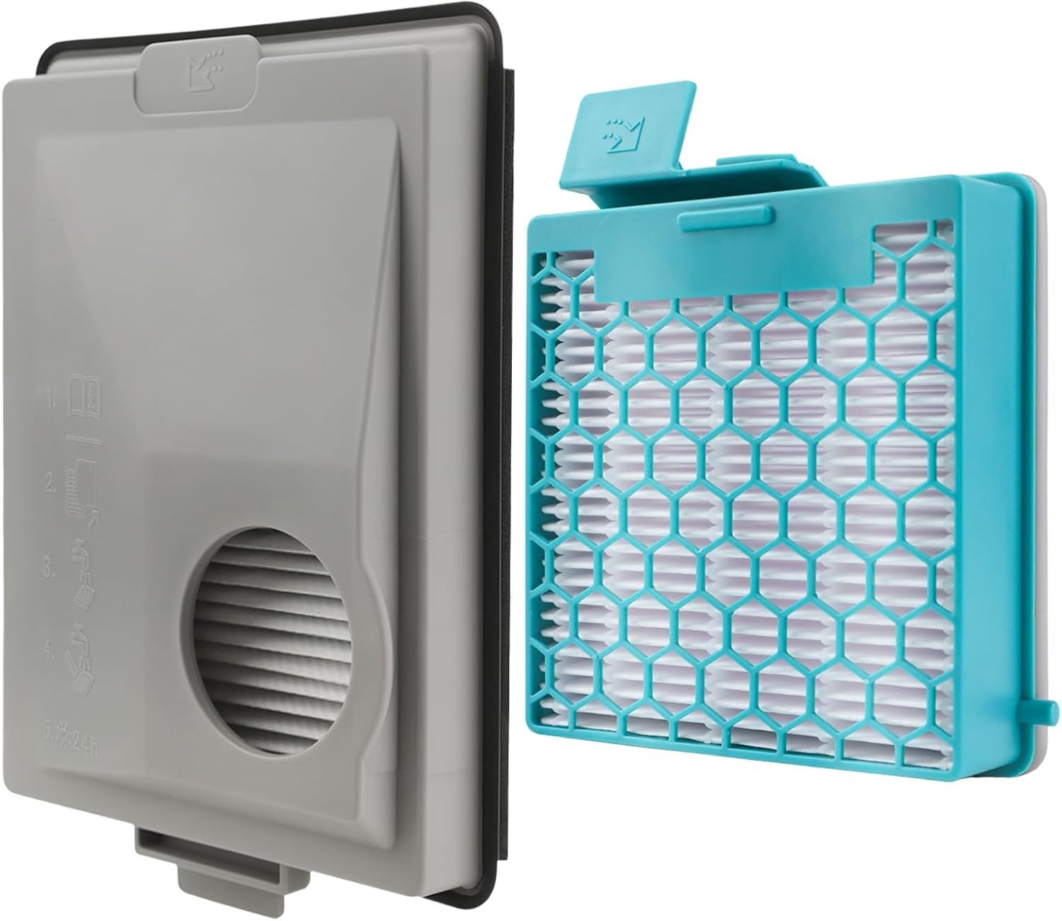 FELIXLEO Staubfilter Ersatzfilter Miele Boost Allergy Cat Dog Set