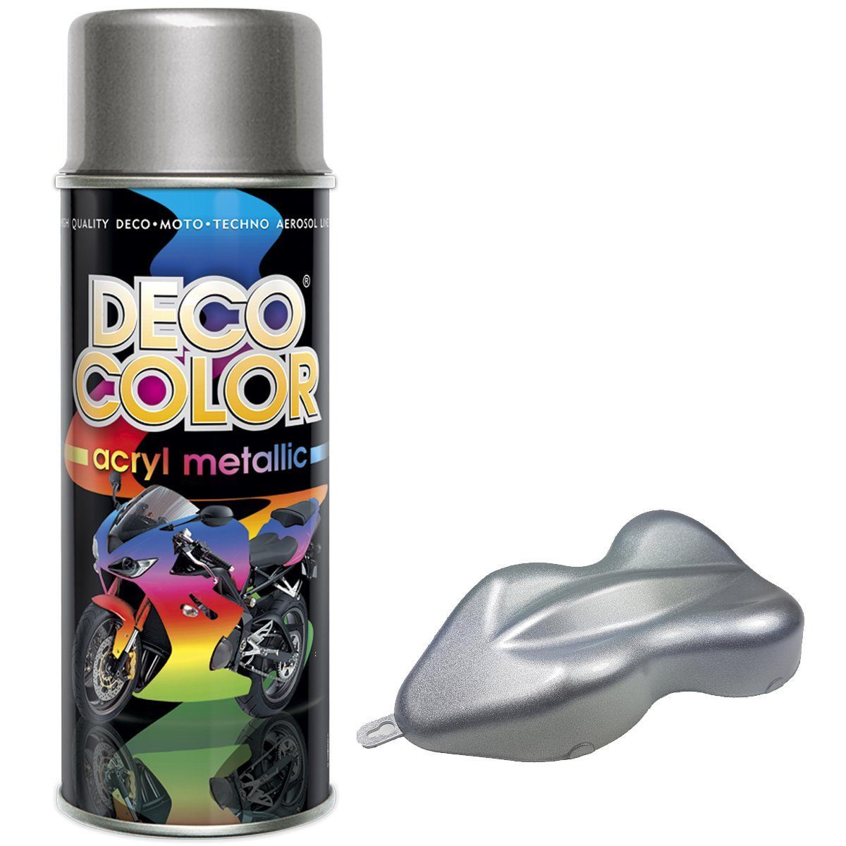 DECO COLOR Sprühlack Metallic Lackspray 400ml Farbe frei wählbar