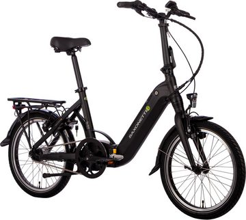 SAXONETTE E-Bike Compact Premium Plus, 7 Gang, Nabenschaltung, Mittelmotor, 360 Wh Akku, (mit Akku-Ladegerät), Pedelec, Elektrofahrrad für Damen u. Herren, Faltrad
