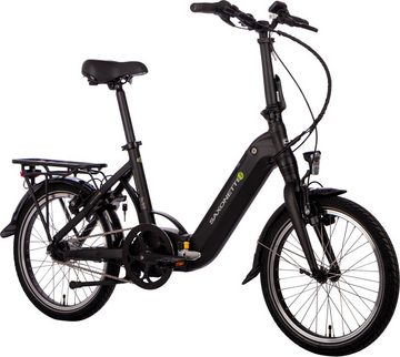 SAXONETTE E-Bike Compact Premium Plus, 7 Gang, Nabenschaltung, Mittelmotor, 360 Wh Akku, (mit Akku-Ladegerät)