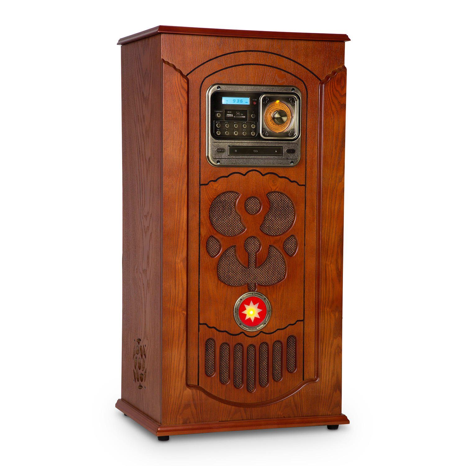Auna Musicbox Stereoanlage (UKW-Radiotuner mit 20 Senderspeicherplätzen)