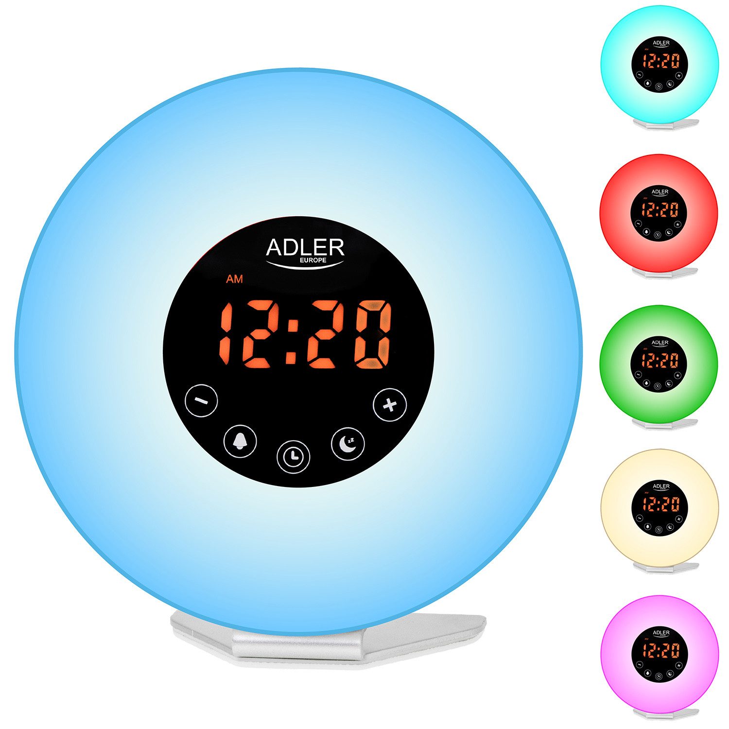 Adler Radiowecker Adler AD 1916 Lichtwecker, UKW-Radio, USB günstig online kaufen