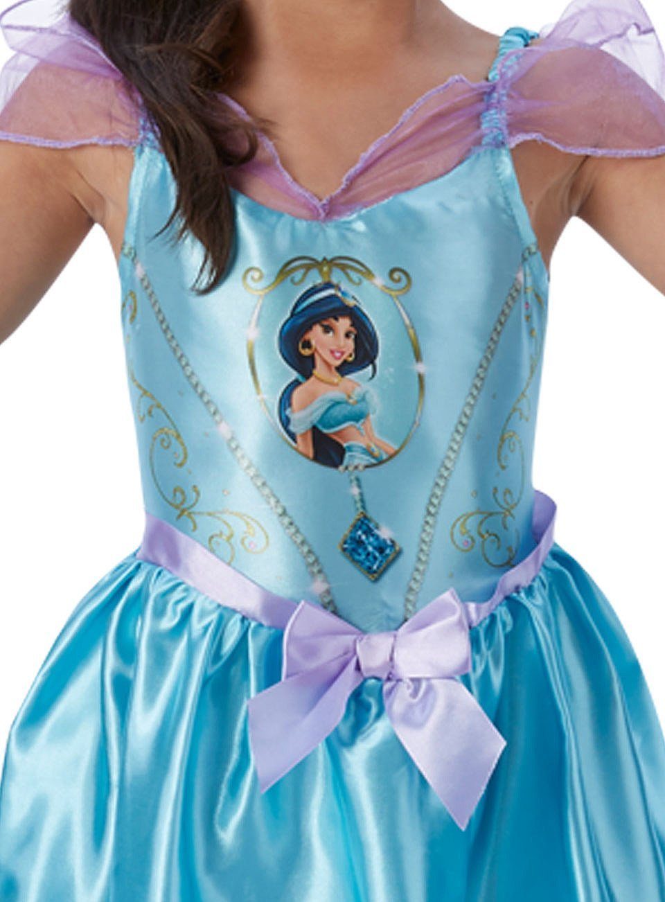 Rubie´s Prinzessin-Kostüm Disney Prinzessin Jasmin Kostüm für Kinder, Klassische Märchenprinzessin aus dem Disney Universum