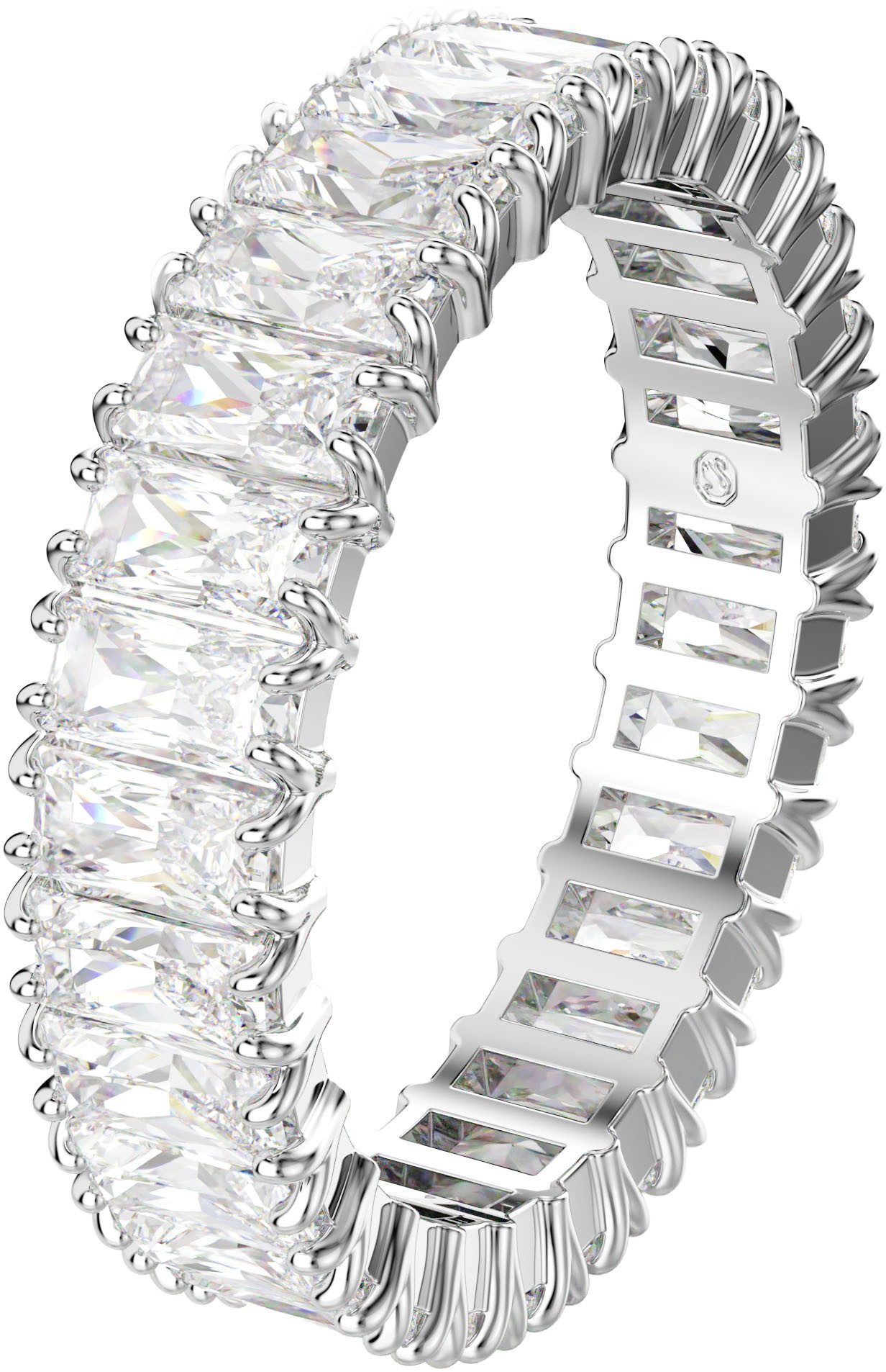 Swarovski Fingerring Schmuck Geschenk Matrix Ring, mit Swarovski® Zirkonia (synth)