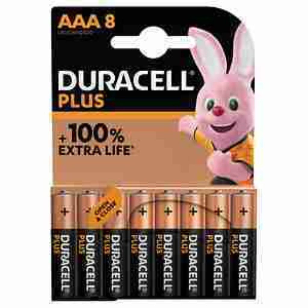 Duracell Batterien Duracell Plus Power, AAA (Micro) Batterie, 1,5V