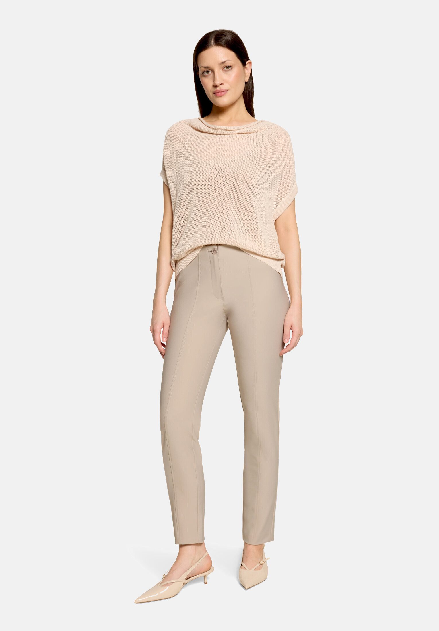 Betty Barclay Bügelfaltenhose Damen Slim Fit Material