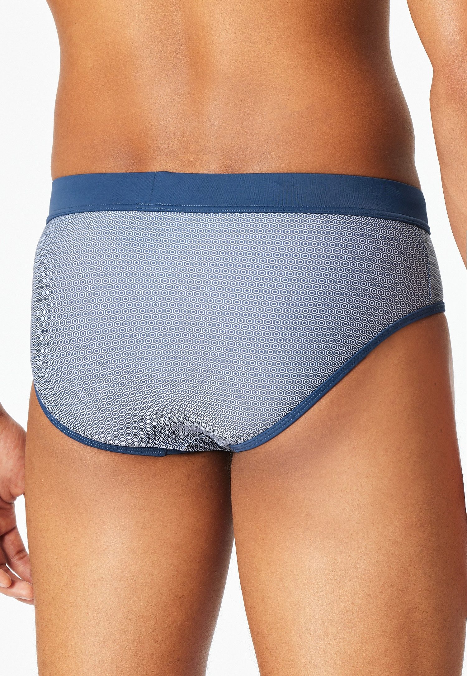 Schiesser Badehose Ocean Swim kontrastfarbener Bund mit Kordel – Bild 4 von 5