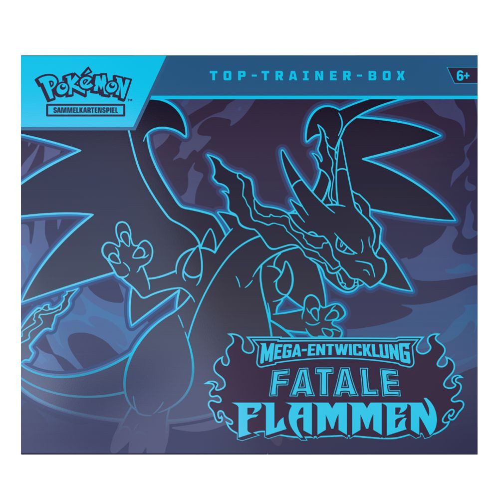 POKÉMON Sammelkarte Top-Trainer-Box Fatale Flammen Pokemon Sammel-Karten deutsch