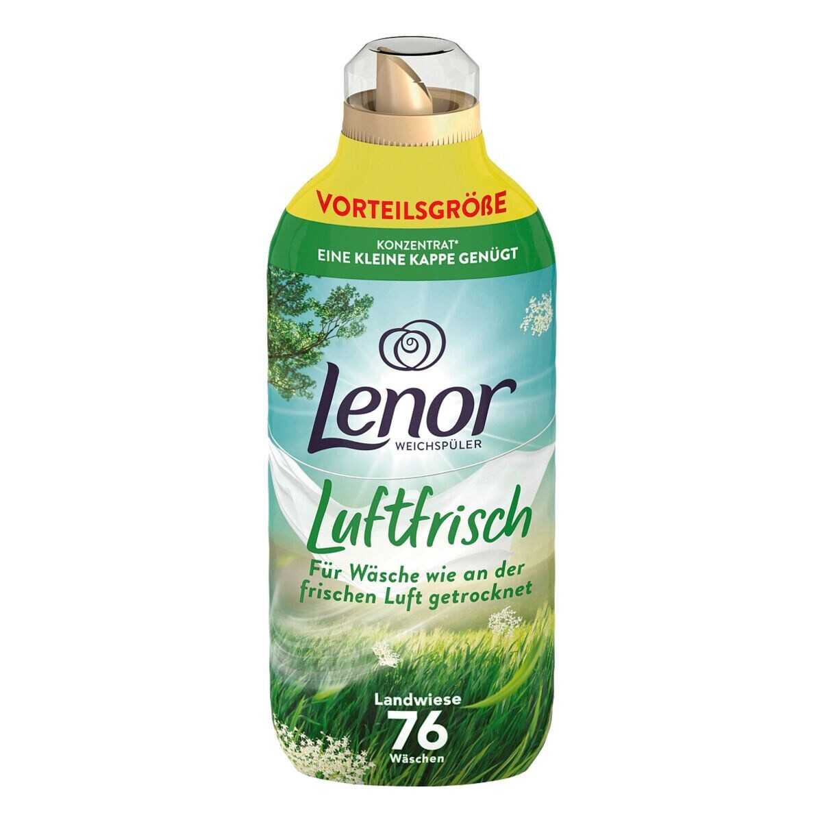 LENOR Luftfrisch Landwiese Weichspüler (76 WL, 1,06 Liter)