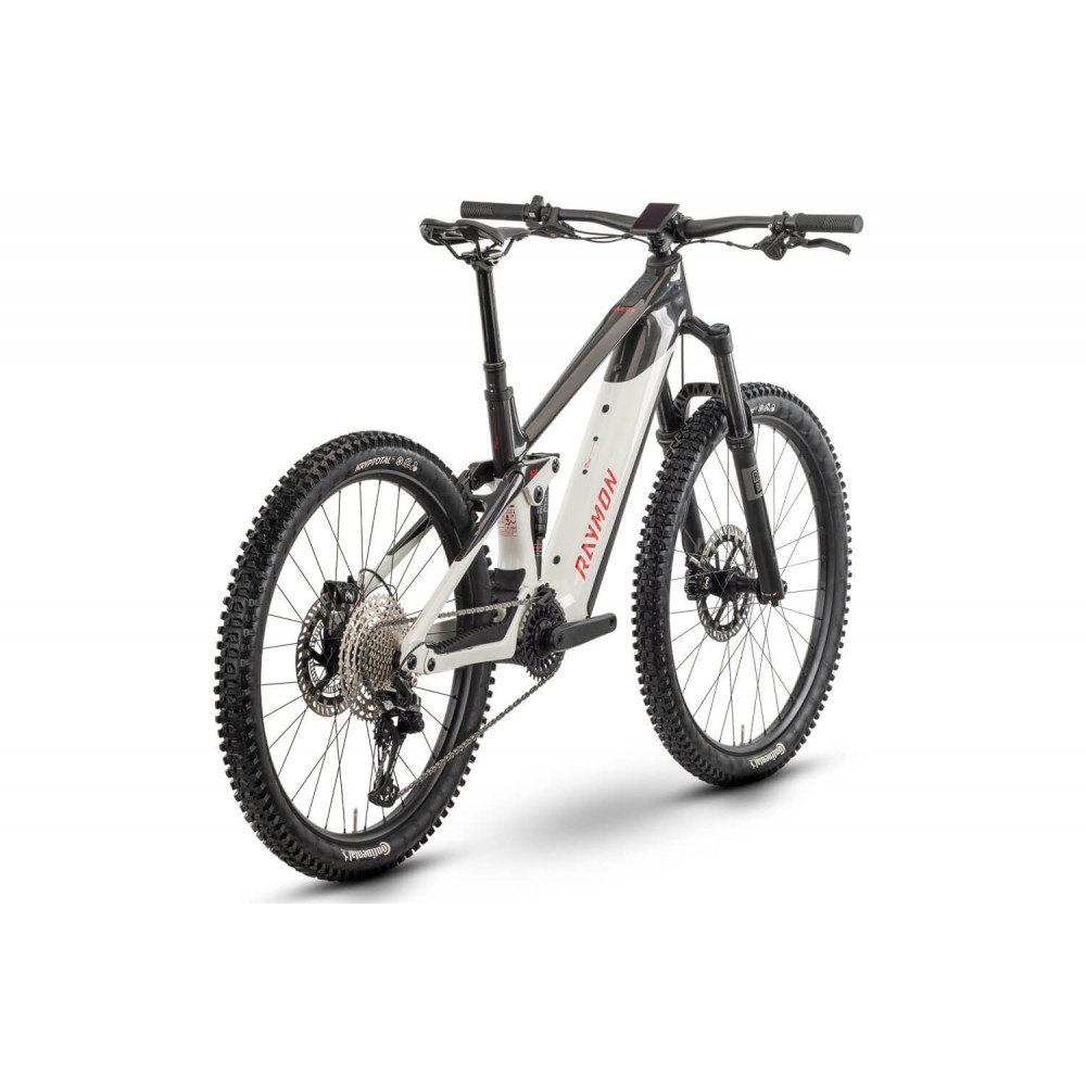 R Raymon E-Bike Tarok E-Mountainbike grau 29/27,5 Zoll - Rahmengröße: M=42cm