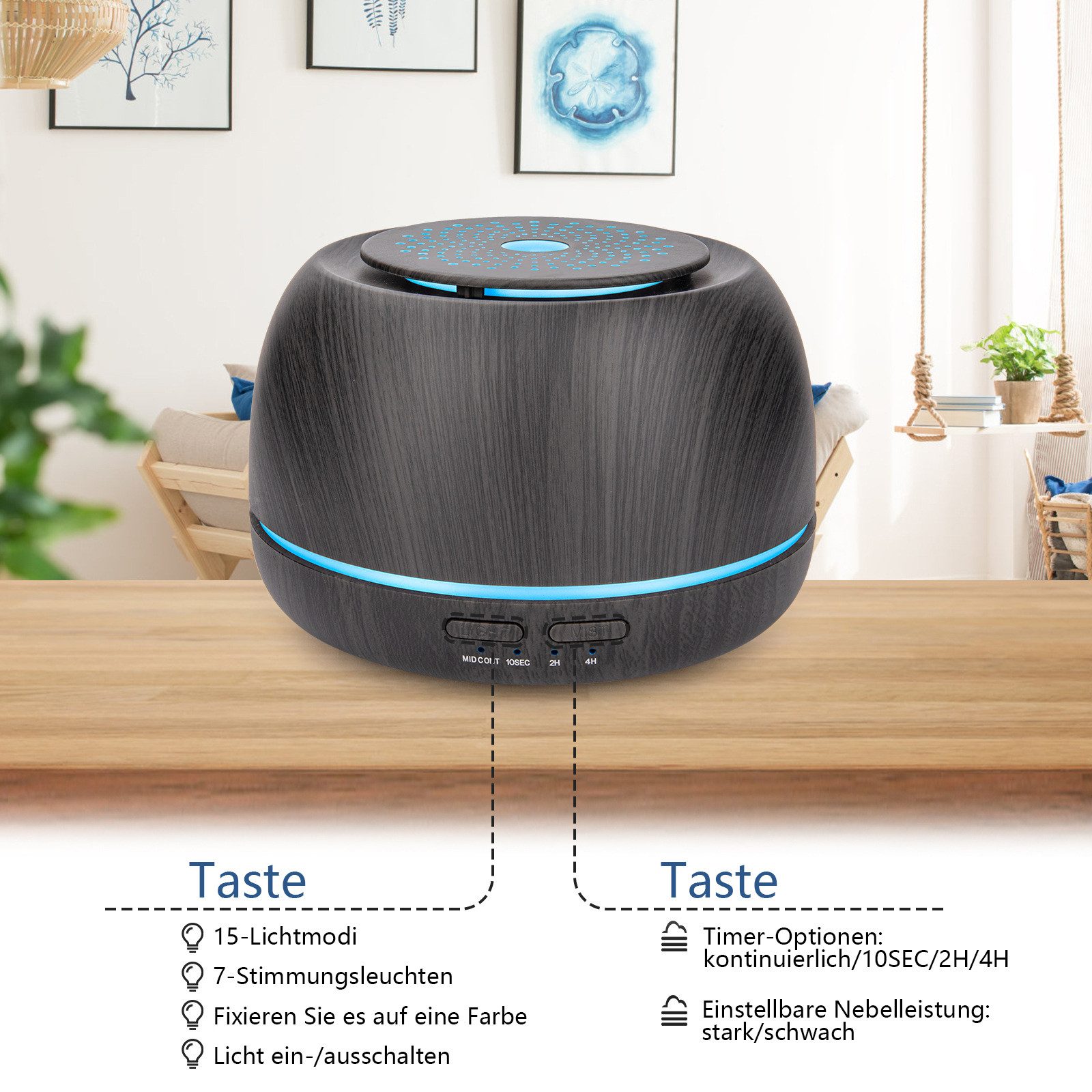 MODFU Luftbefeuchter Luft Befeuchter Aroma Diffuser günstig online kaufen