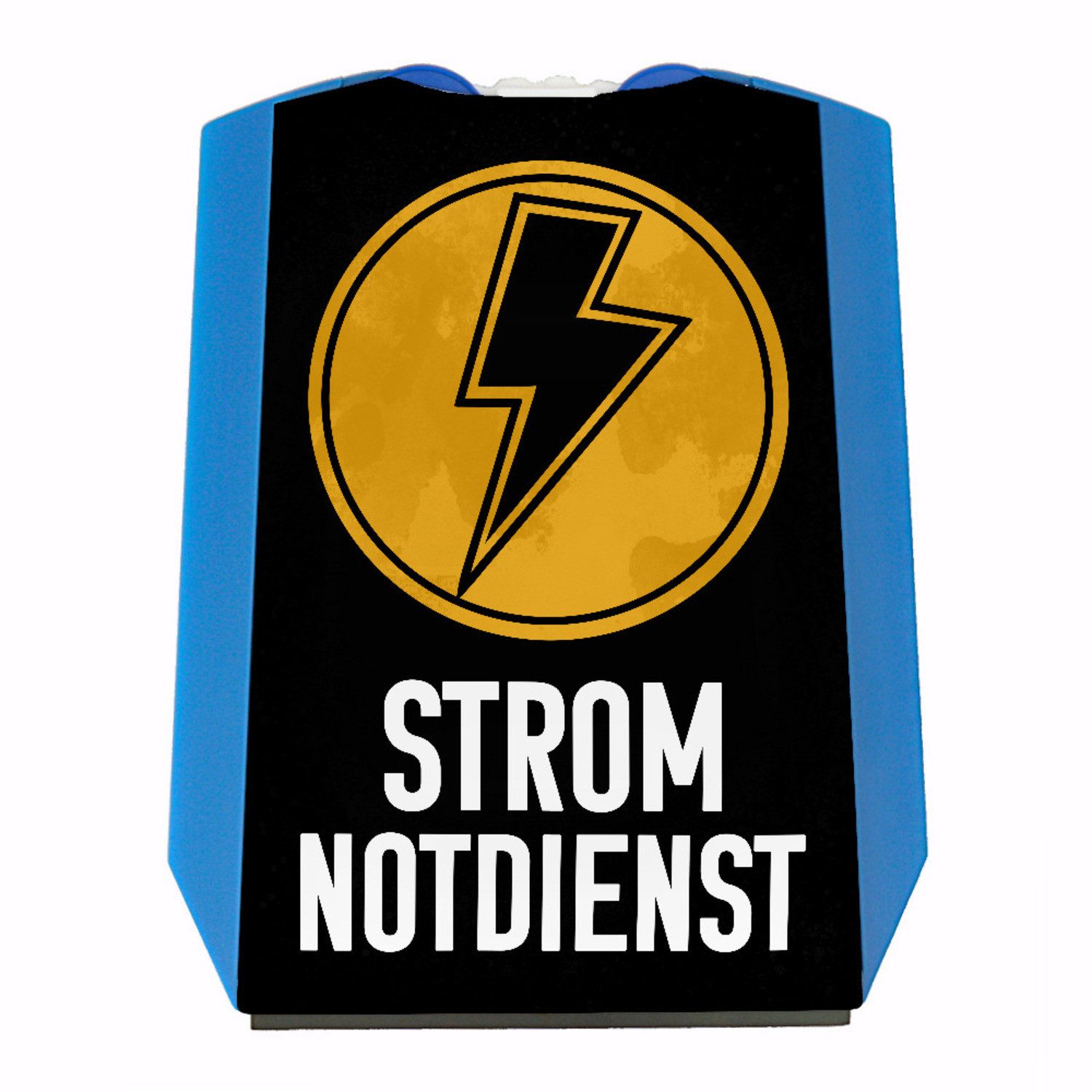 Parkscheibe Strom-Notdienst Parkscheibe mit 2 Einkaufswagenchips