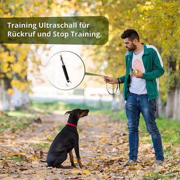 NELADE® Hundepfeife hochfrequenz - hocheffektiv für's Hundetraining - Schwarz