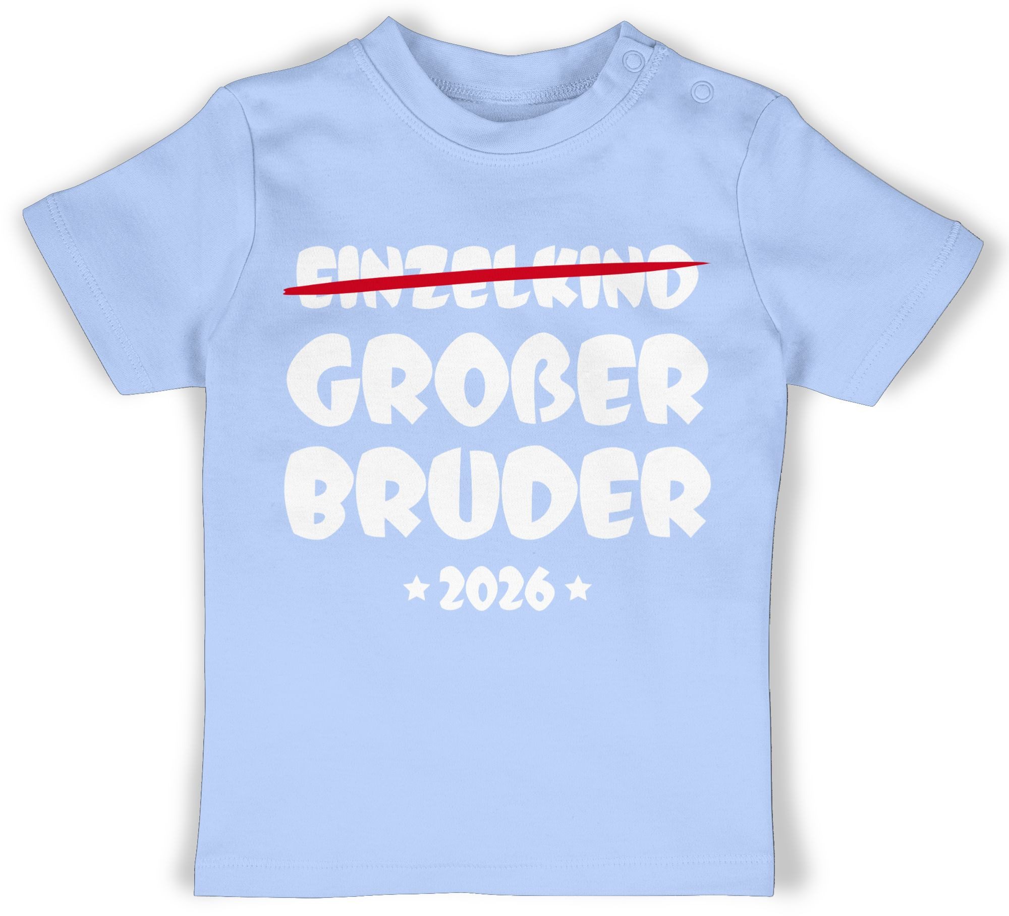 T-Shirt Einzelkind Großer Bruder 2026