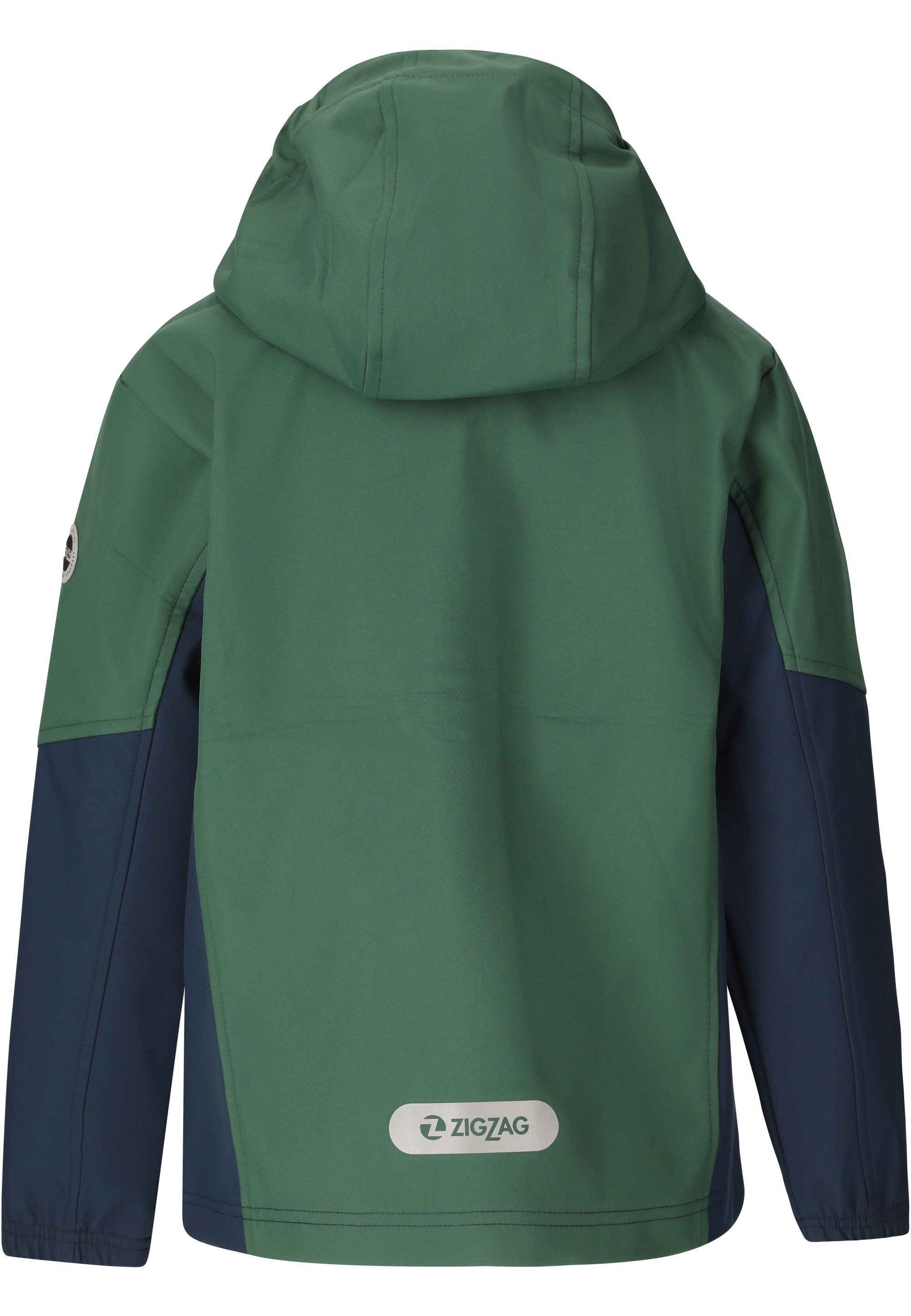 ZIGZAG Softshelljacke Troy mit wasserabweisender Beschichtung