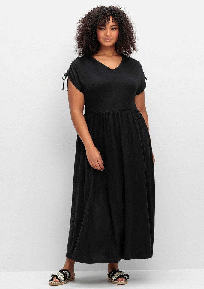 Sheego Jerseykleid Jerseykleid Kurzarm