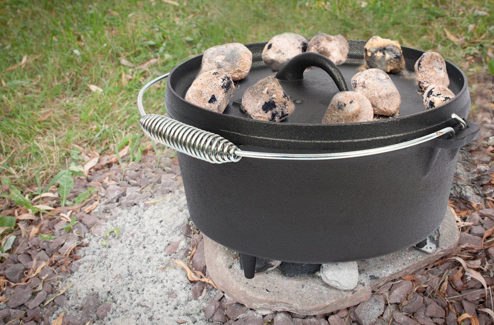 El Fuego Grilltopf AY0464, Gusseisen, Dutch oven 9,9 l