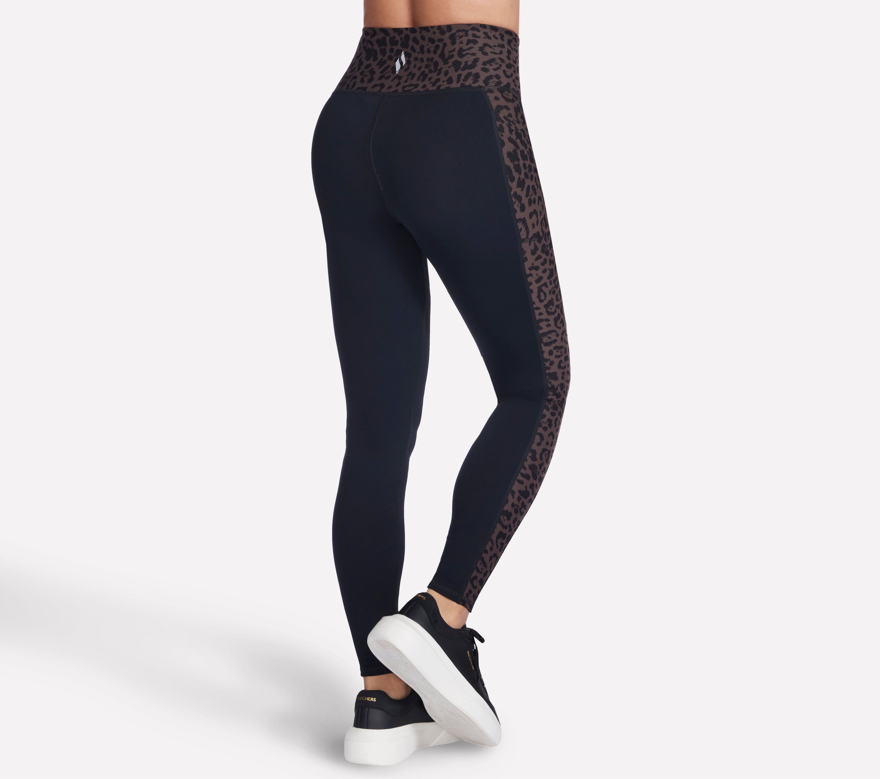 Skechers Leggings GOWALK FL HW CHEETAH LEGGING mit Cheetah-Print, Full-Length-Design, aus GO FLEX™-Material