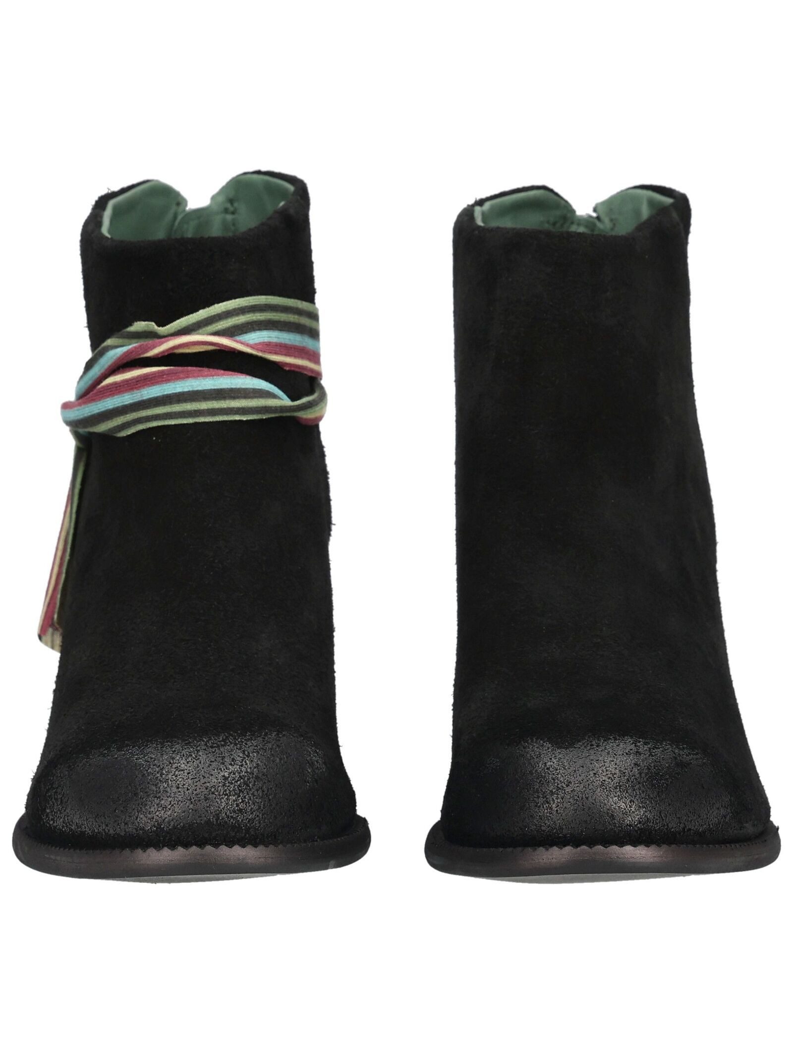 Felmini Stiefelette Veloursleder . High-Heel-Stiefelette