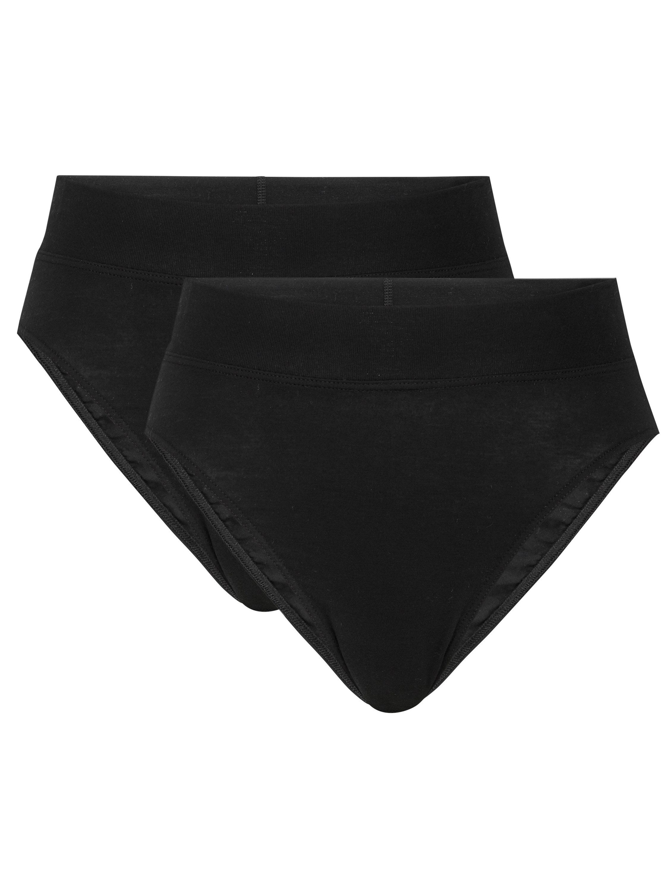 CALIDA Taillenslip Elastic Duopack Damen (2-St., 2er-Pack) high waist, weich und elastisch